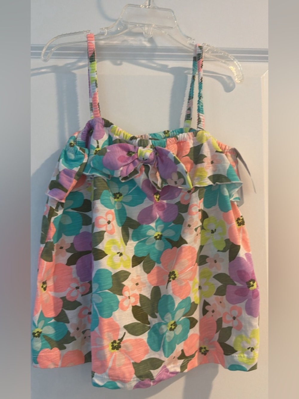 🆕 CARTER’S Floral Bow Tank Top